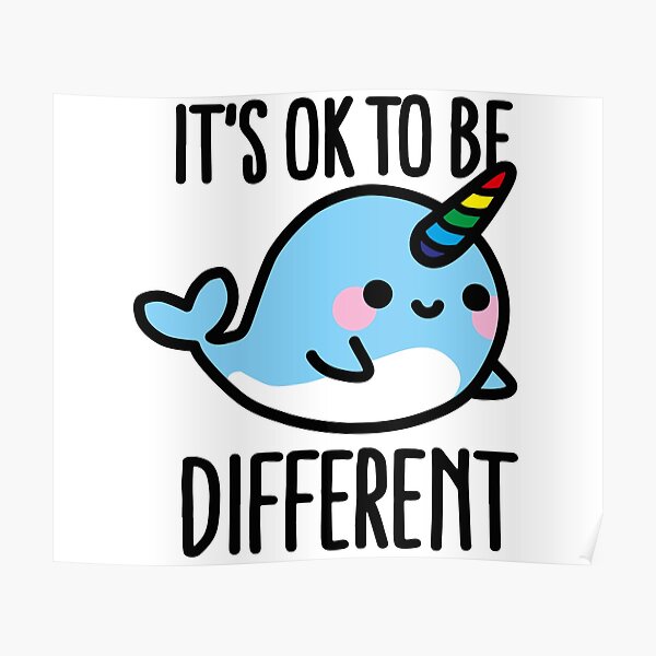 It's ok to be different Poster