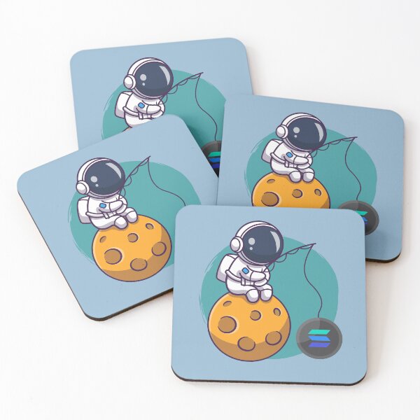 Item preview, Crypto astronaut - Solana to the moon designed and sold by Crypmetal.