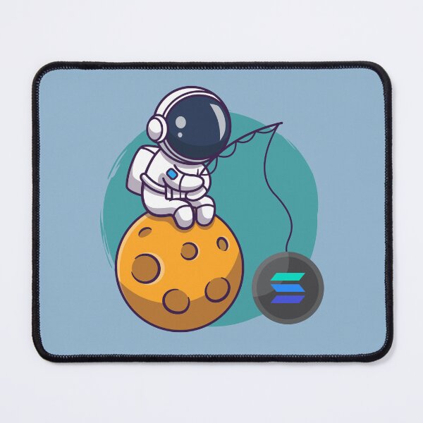 Item preview, Crypto astronaut - Solana to the moon designed and sold by Crypmetal.