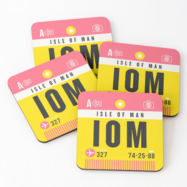 Item preview, Luggage Tag A - IOM Isle of Man UK designed and sold by VoodooCircus.