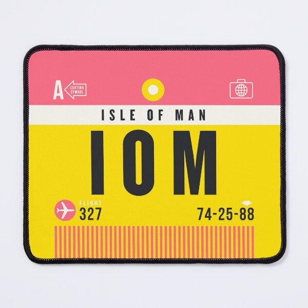 Item preview, Luggage Tag A - IOM Isle of Man UK designed and sold by VoodooCircus.