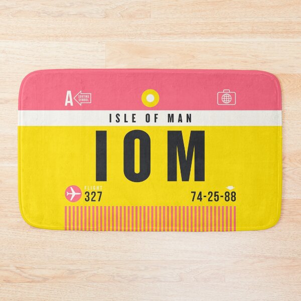 Item preview, Luggage Tag A - IOM Isle of Man UK designed and sold by VoodooCircus.