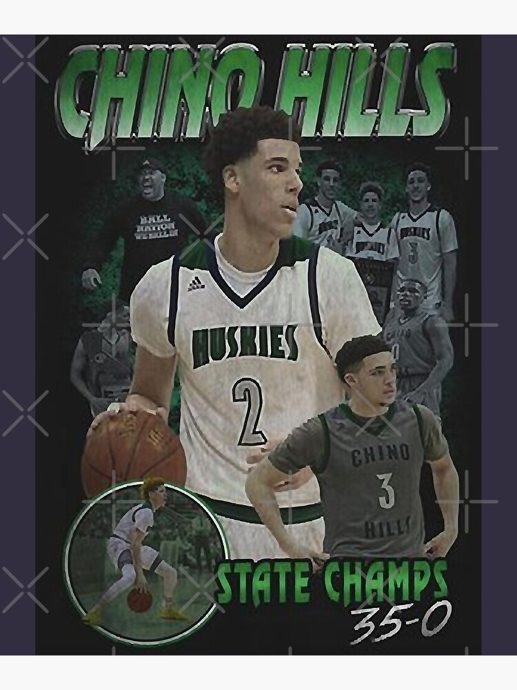 Póster «Balón de baloncesto Chino Hills dorado Balón Lonzo Balón LaMelo