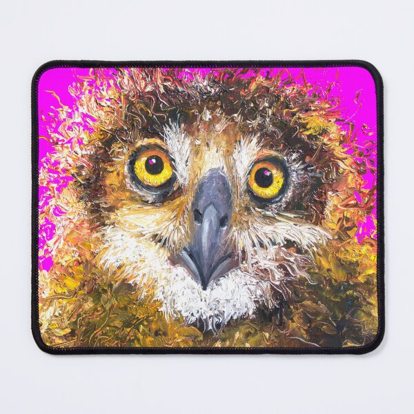 Item preview, Owl painting on purple background designed and sold by MatsonArtDesign.
