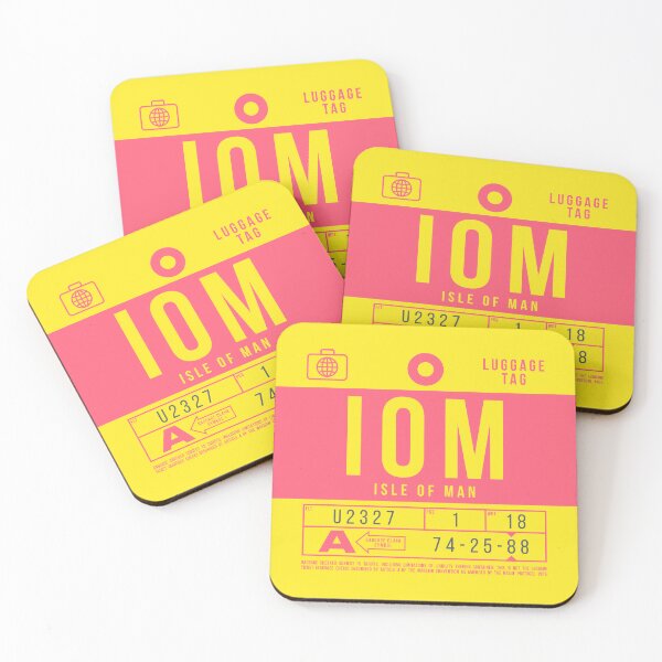 Item preview, Luggage Tag B - IOM Isle of Man UK designed and sold by VoodooCircus.