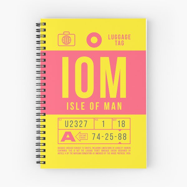 Item preview, Luggage Tag B - IOM Isle of Man UK designed and sold by VoodooCircus.