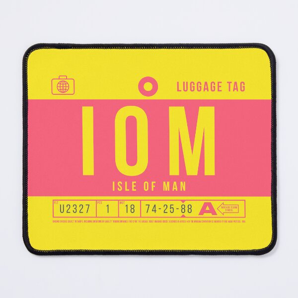 Item preview, Luggage Tag B - IOM Isle of Man UK designed and sold by VoodooCircus.