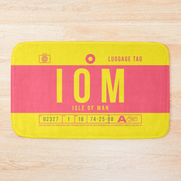 Item preview, Luggage Tag B - IOM Isle of Man UK designed and sold by VoodooCircus.