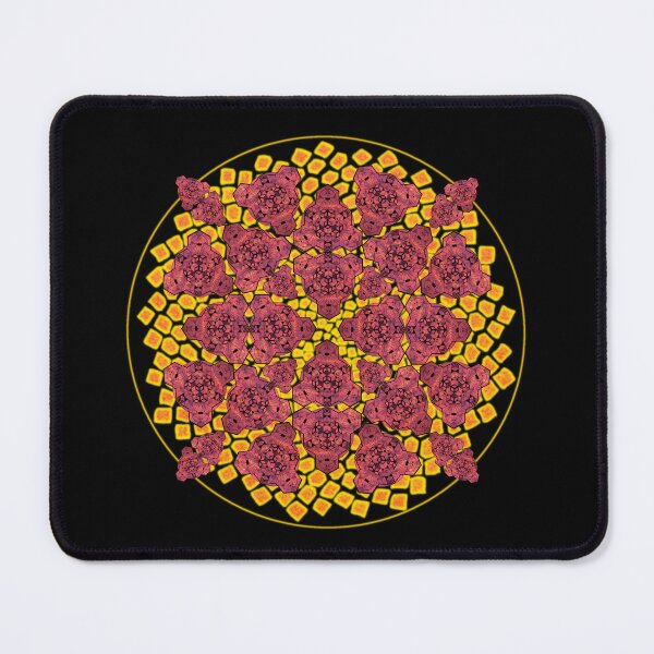 Item preview, Red Sky Cube Mandala Cacophony & CircleVisions (R&Y) designed and sold by createVisions.