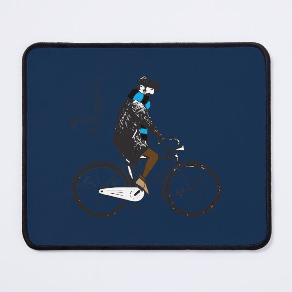Item preview, FCC Flat Cap Fan - Cyclist - Blue  and black - Scarf   designed and sold by DrakeWhite161.