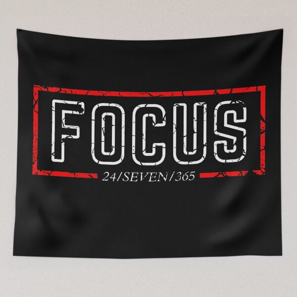 Item preview, FOCUS 24/SEVEN/365 distressed 2  designed and sold by KingsManKind.