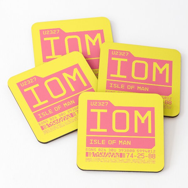 Item preview, Luggage Tag C - IOM Isle of Man UK designed and sold by VoodooCircus.