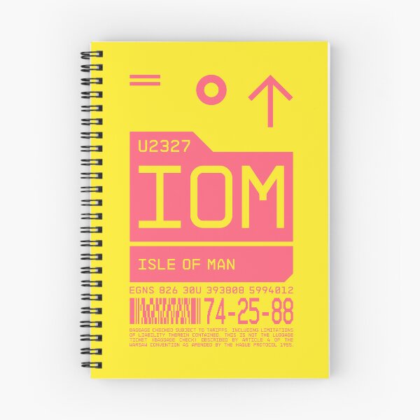 Item preview, Luggage Tag C - IOM Isle of Man UK designed and sold by VoodooCircus.