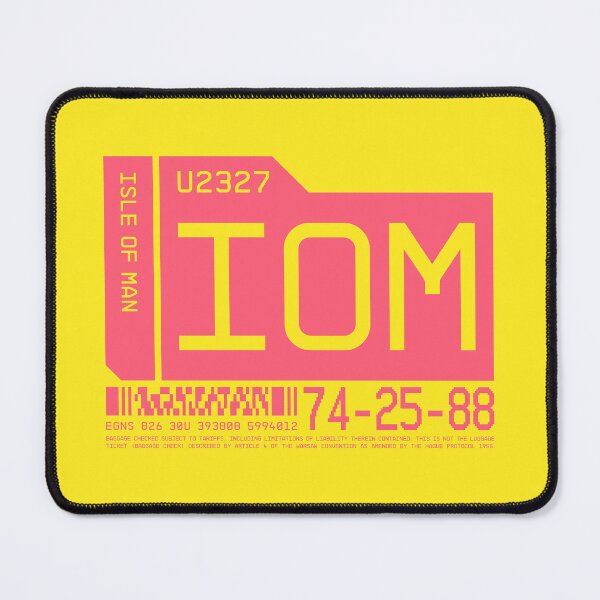 Item preview, Luggage Tag C - IOM Isle of Man UK designed and sold by VoodooCircus.