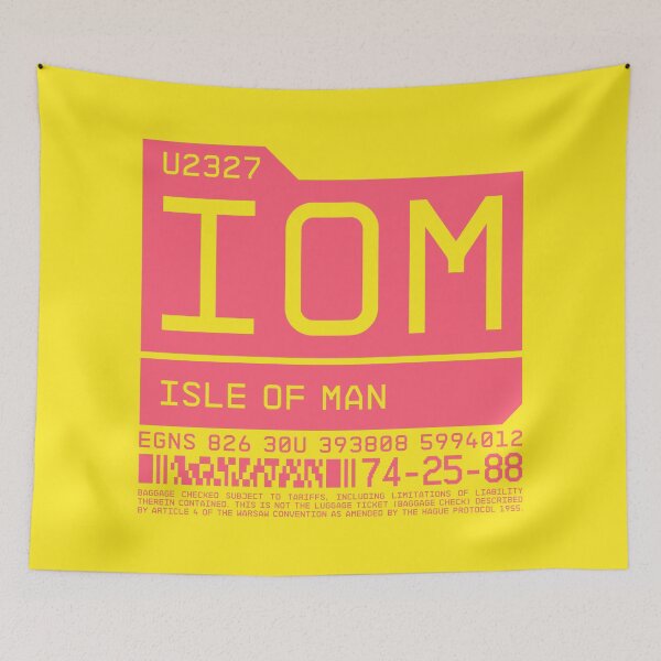 Item preview, Luggage Tag C - IOM Isle of Man UK designed and sold by VoodooCircus.