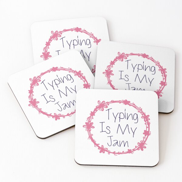 Item preview, Typing Is My Jam designed and sold by medbdj.