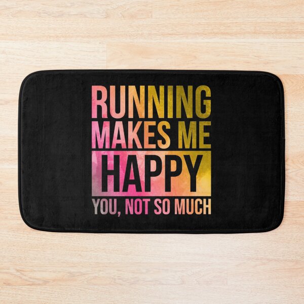 Item preview, Running Makes Me Happy In Watercolor Classic T-Shirt designed and sold by debbieeileenrzp.
