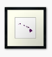 Hawaii Love Framed Print