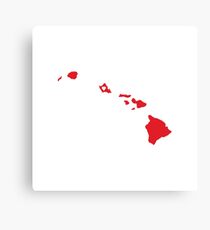 Hawaii Love Canvas Print