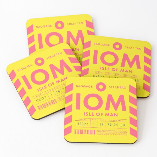 Item preview, Luggage Tag D - IOM Isle of Man UK designed and sold by VoodooCircus.