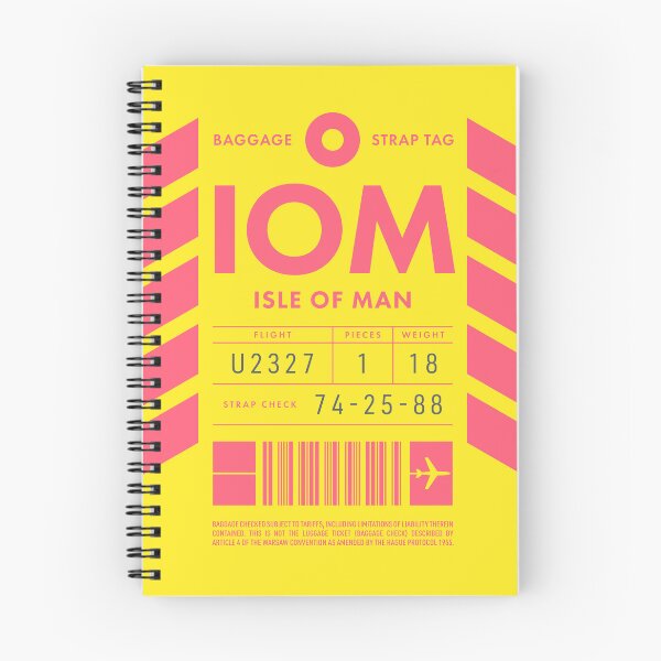 Item preview, Luggage Tag D - IOM Isle of Man UK designed and sold by VoodooCircus.