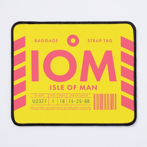 Item preview, Luggage Tag D - IOM Isle of Man UK designed and sold by VoodooCircus.