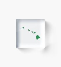Hawaii Love Acrylic Block