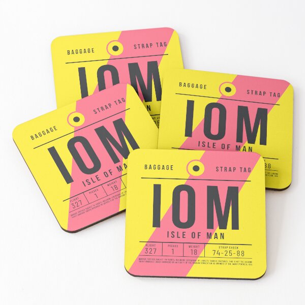 Item preview, Luggage Tag E - IOM Isle of Man UK designed and sold by VoodooCircus.