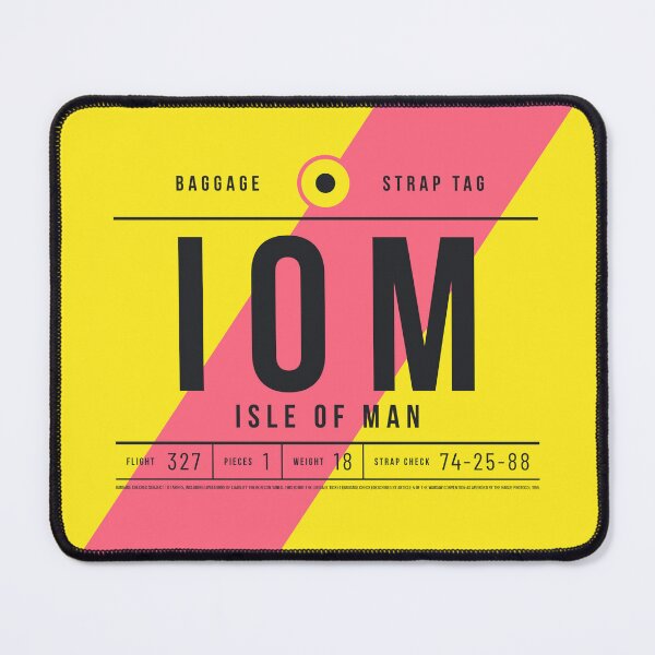 Item preview, Luggage Tag E - IOM Isle of Man UK designed and sold by VoodooCircus.