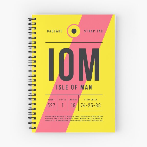 Item preview, Luggage Tag E - IOM Isle of Man UK designed and sold by VoodooCircus.