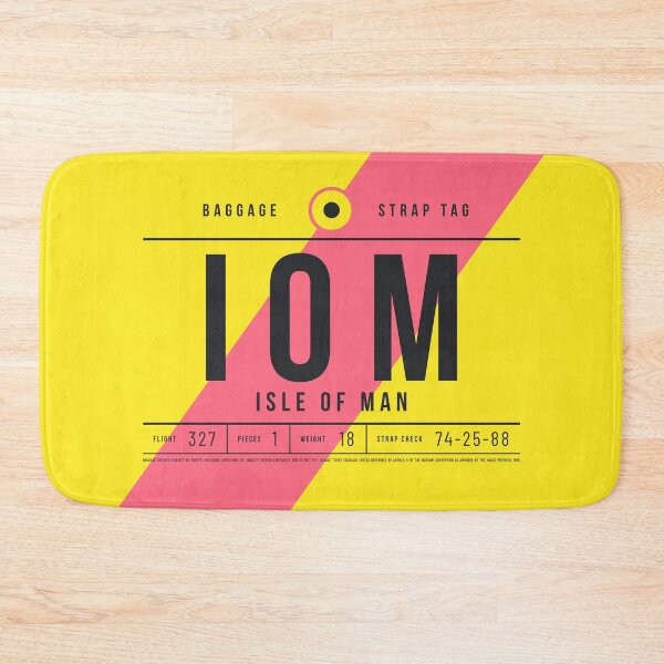 Item preview, Luggage Tag E - IOM Isle of Man UK designed and sold by VoodooCircus.