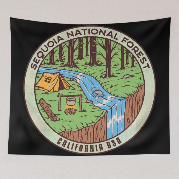 Item preview, Sequoia National Forest River Camp designed and sold by JordanHolmes.