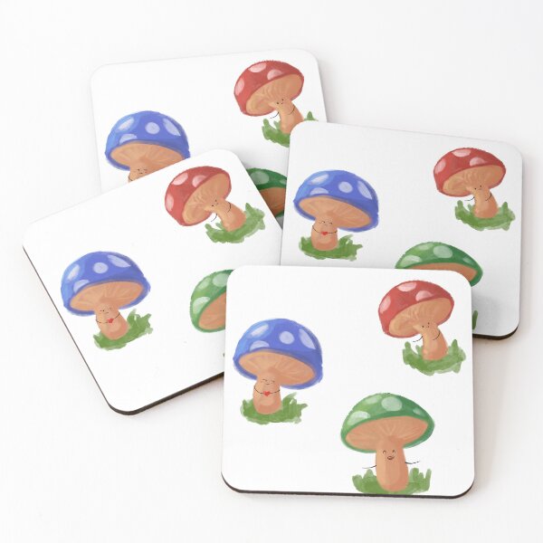 Item preview, happy mushrooms designed and sold by mel0die.