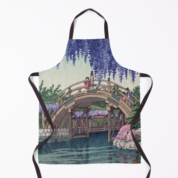 Item preview, Wisteria from Kameido Tenjin Shrine by Kawase Hasui designed and sold by Ukiyo-Studio.