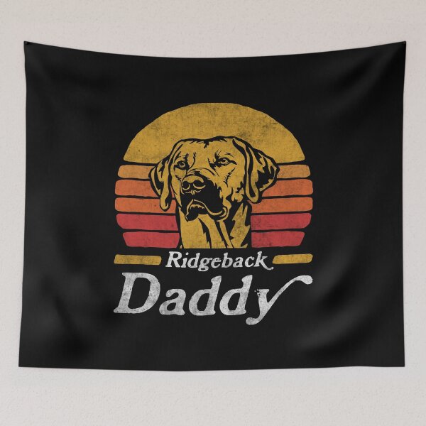 Item preview, Retro Vintage Rhodesian Ridgeback Daddy designed and sold by More Cute Dogs.