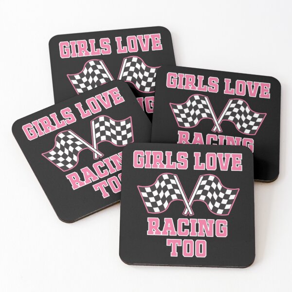 Item preview, Girls Car Racing Rally Flags designed and sold by MatthijsSteke.