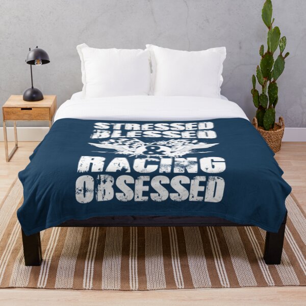 Item preview, Girls Love Car Stressed Blessed Racing Obsessed designed and sold by MatthijsSteke.
