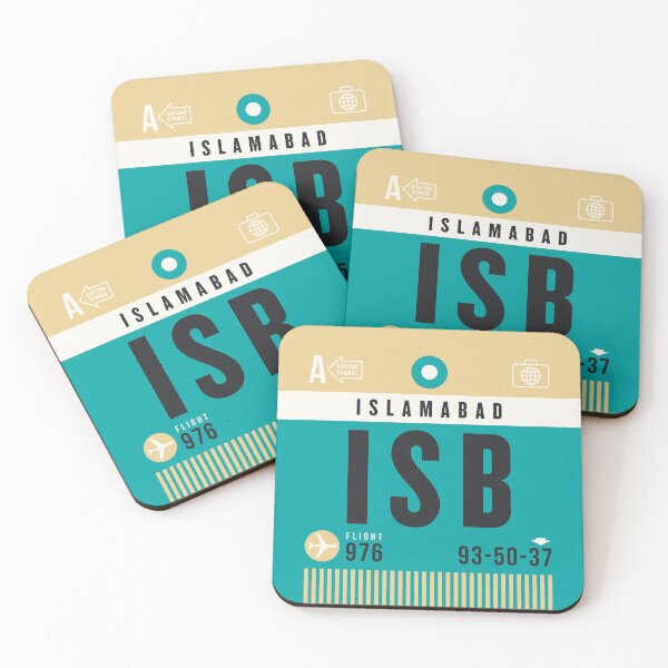 Artikelvorschau, Luggage Tag A - ISB Islamabad Pakistan entworfen und verkauft von VoodooCircus.