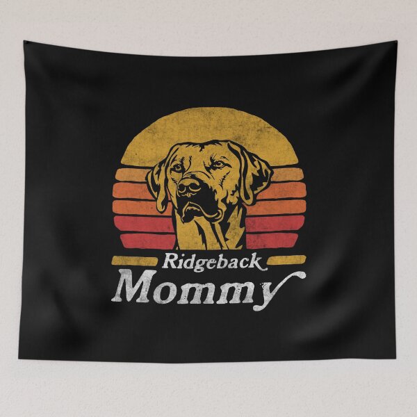 Item preview, Retro Vintage Rhodesian Ridgeback Mommy designed and sold by More Cute Dogs.