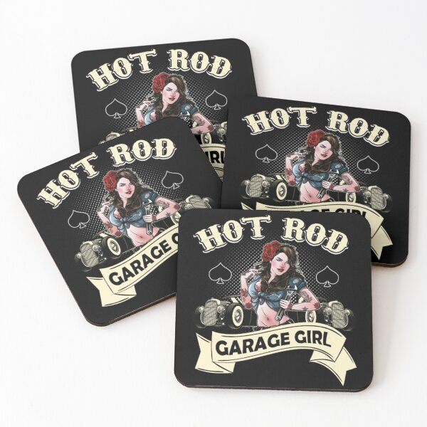 Item preview, Hot Rod Chick Pin up Girl Rockabilly designed and sold by MatthijsSteke.