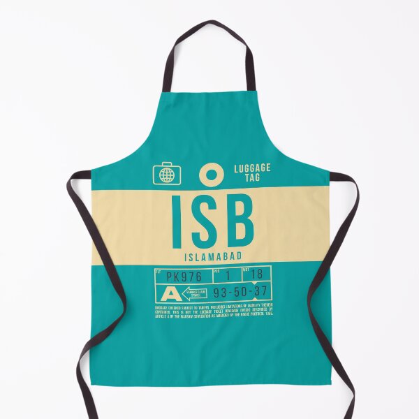 Item preview, Luggage Tag B - ISB Islamabad Pakistan designed and sold by VoodooCircus.