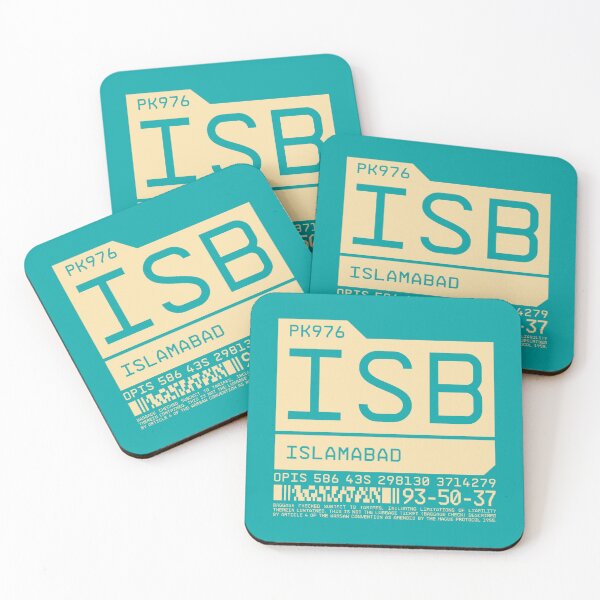 Artikelvorschau, Luggage Tag C - ISB Islamabad Pakistan entworfen und verkauft von VoodooCircus.