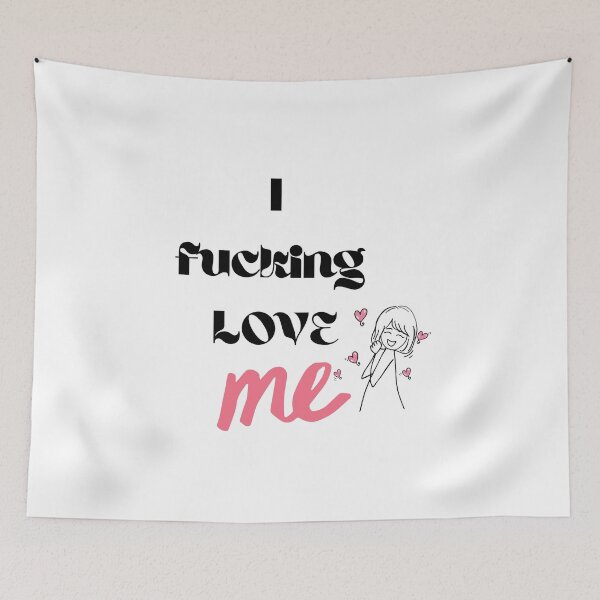 Item preview, I f*cking love me! 5 designed and sold by TheMajesTee.