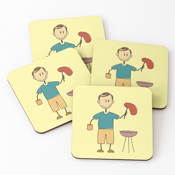 Item preview, Man Doing BBQ designed and sold by SpecAli.