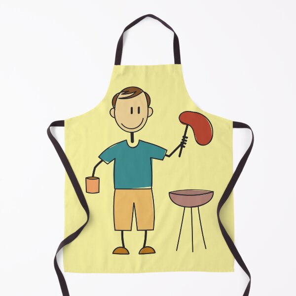 Item preview, Man Doing BBQ designed and sold by SpecAli.