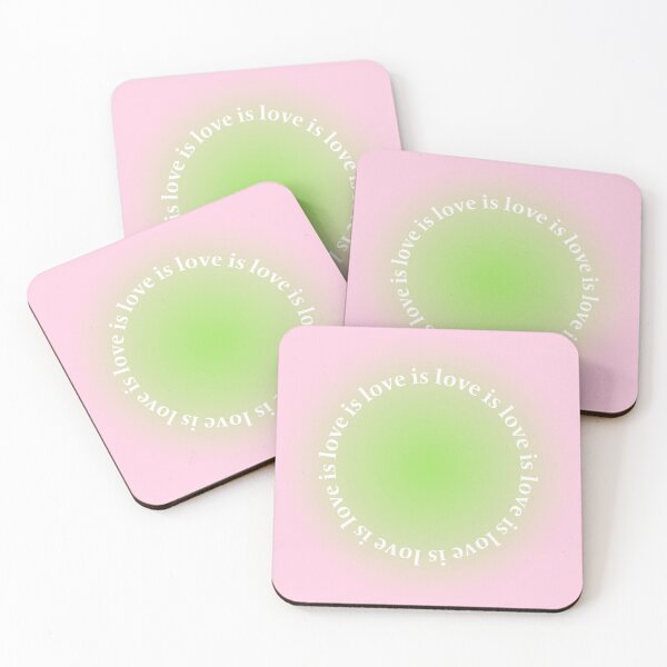 Item preview, Pink and green pattern love is love designed and sold by JaneVirak.