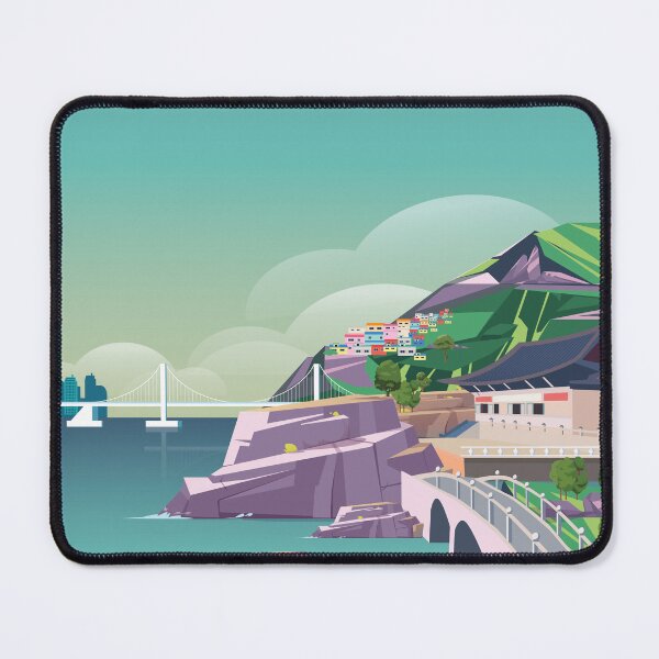Item preview, Korea Busan city travel poster designed and sold by Arctic frame studio.