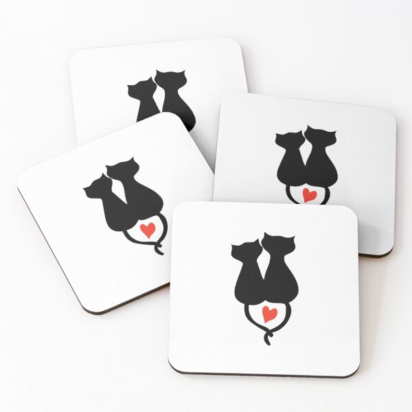 Item preview, Cats with tails intertwined designed and sold by kapiks.
