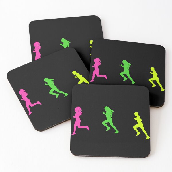 Item preview, Neon Long Distance Runners designed and sold by TheScraggyBeard.