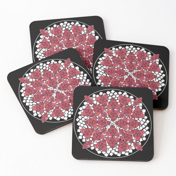 Item preview, Red Sky Cube Mandala Cacophony & CircleVisions (W) designed and sold by createVisions.